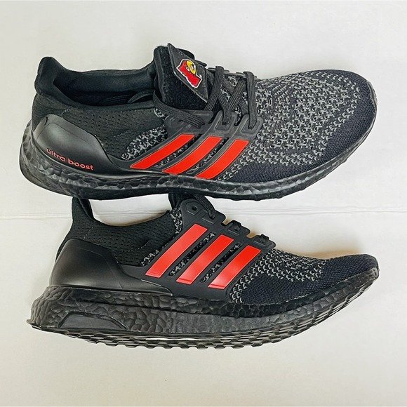 Adidas Ultra Boost 1.0 Louisville Men's Size 7FY5801 BLACK RED